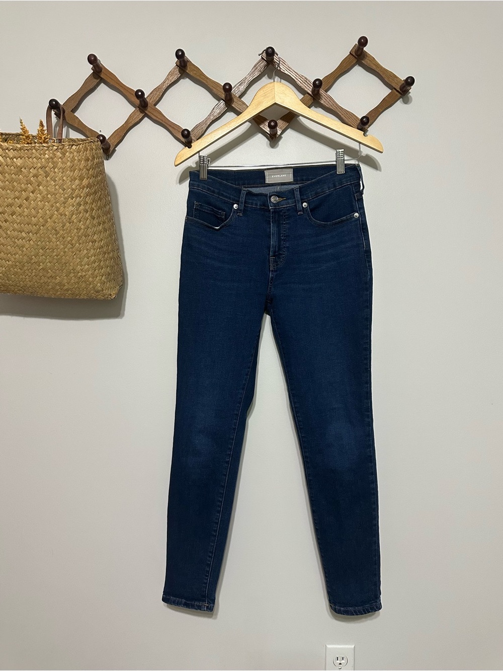 Everlane Dark Blue Skinny Jeans